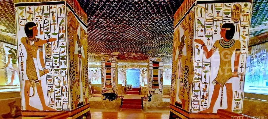 Nefertari tomb qv66 valley queens luxor - 9 days unesco tour
