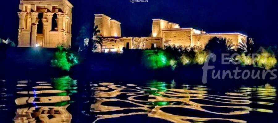 Philae sound light show 1