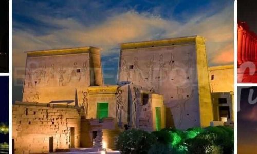 Philae temple sound and light show Egypt Fun Tours