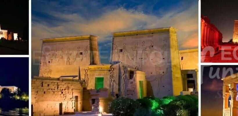 Philae temple sound and light show Egypt Fun Tours