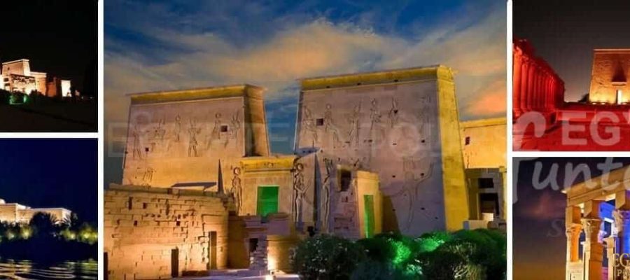 Philae temple sound and light show Egypt Fun Tours
