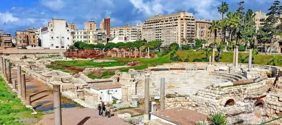 Private Alexandria Day Trip from Cairo; Exploring the Graeco-Roman Pearl of the Mediterranean - Amphitheater