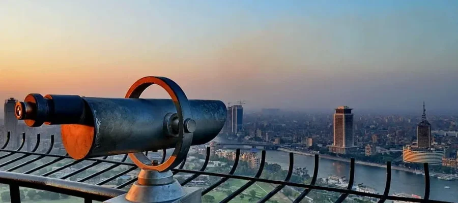 View from the top of Cairo Tower
