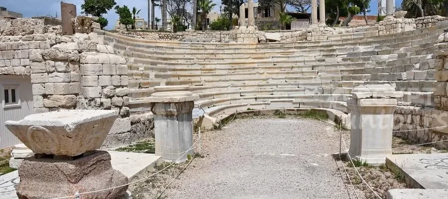 Roman Amphitheater in Kom Eddeka Best day trip to Alexandria from cairo Egypt Fun Tours