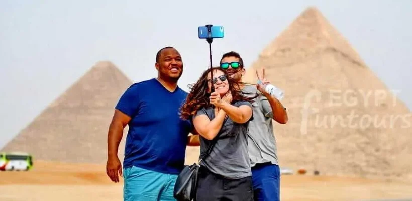 Selfie at the pyramids