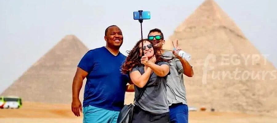 Selfie at the pyramids