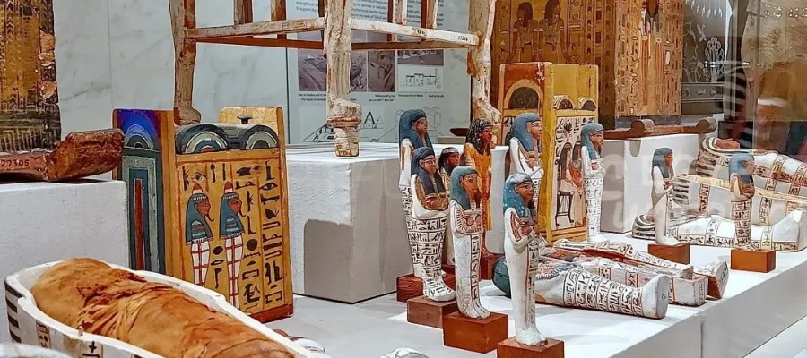 Sennedjem Funerary furniture NMEC Egypt Fun Tours