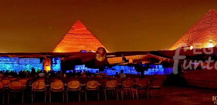 Sound Light Show at Giza Pyramids Egypt Fun Tours min 1