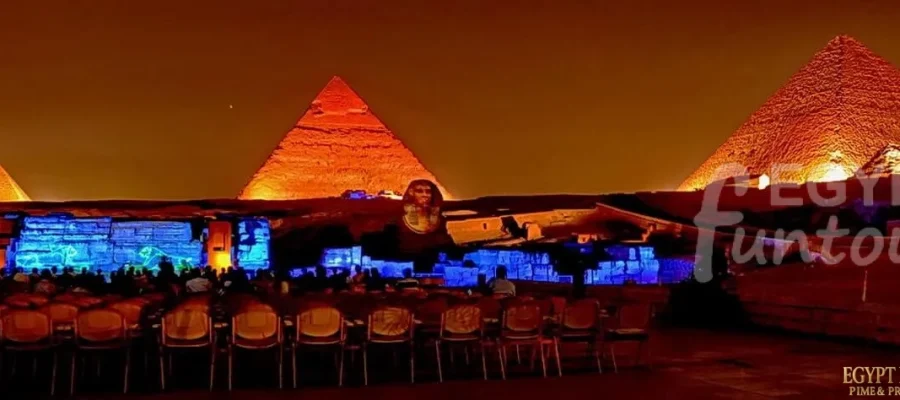 Sound Light Show at Giza Pyramids Egypt Fun Tours min 1