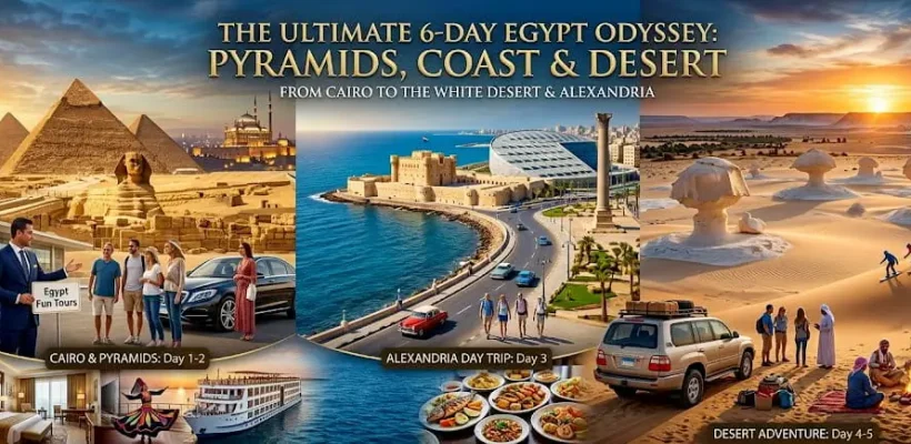 The 6-Day Egyptian Odyssey Pyramids, Coastline & Desert