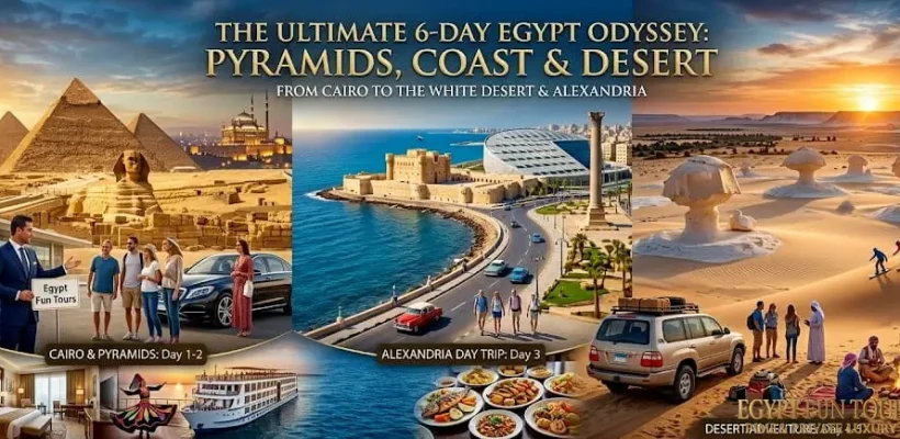 The 6-Day Egyptian Odyssey Pyramids, Coastline & Desert