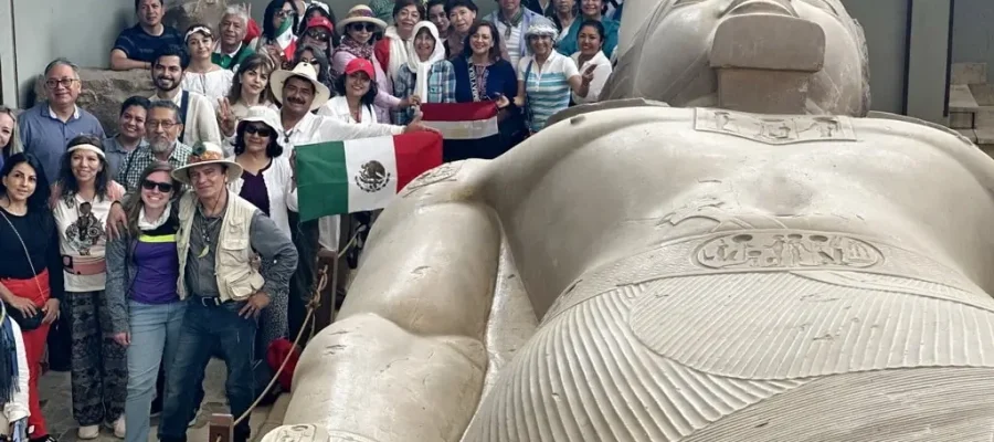 The Colossus of Ramesses II in Memphis