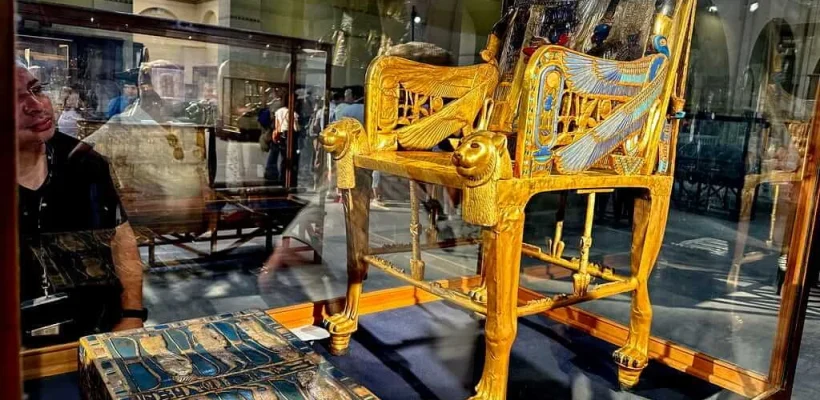 The Golden Throne of King Tutankhamun