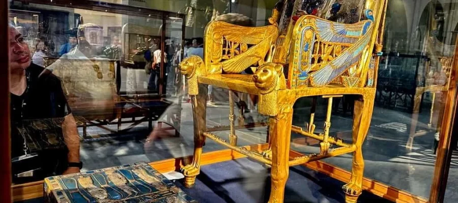 The Golden Throne of King Tutankhamun