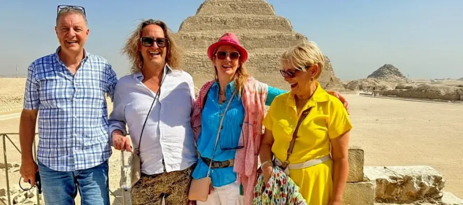 The Step pyramid tour from Cairo Airport