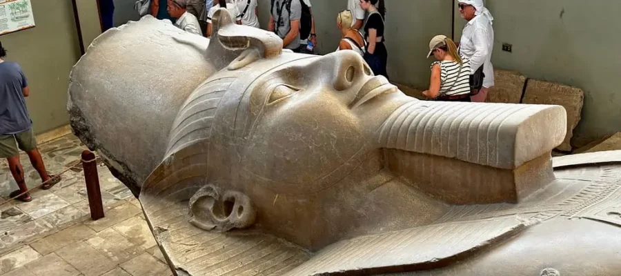 The colossus of King Ramesses II - Cairo Airport Tour