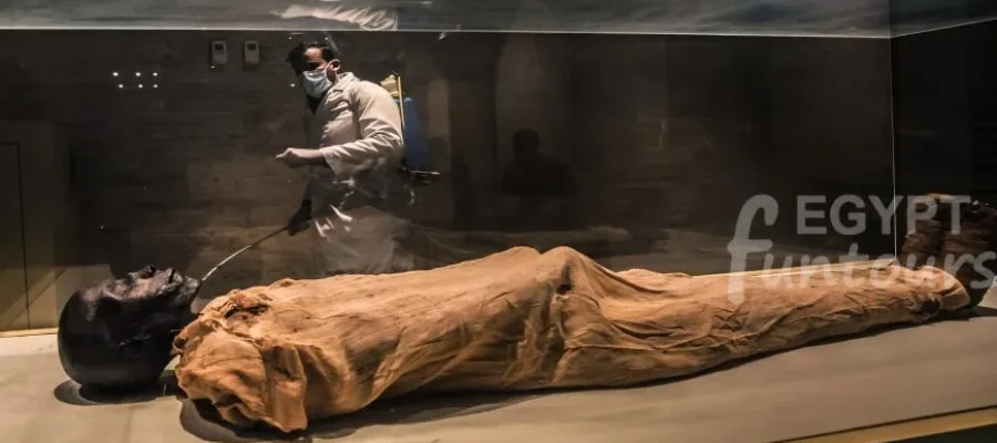 Ancient Egyptian Mummy - National Museum of Egyptian Civilization tours