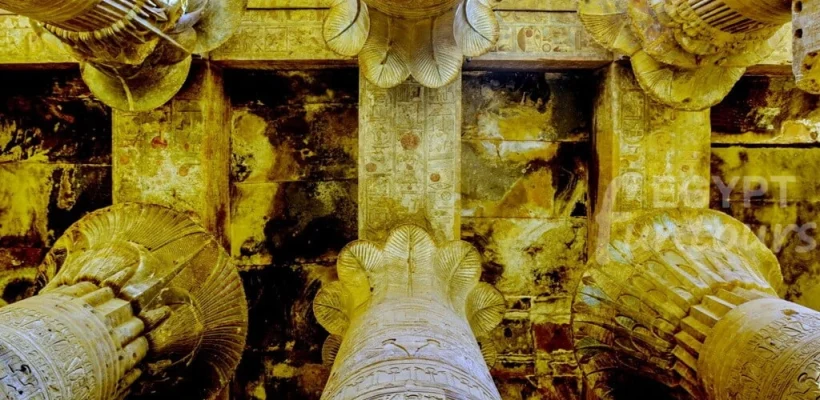 edfu temple ceiling