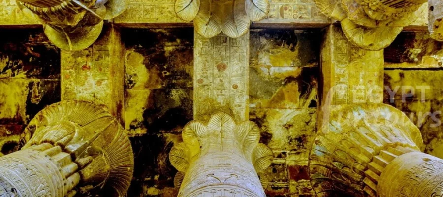 edfu temple ceiling