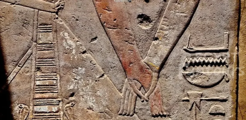 The ancient temples on Elephantine Island in Aswan