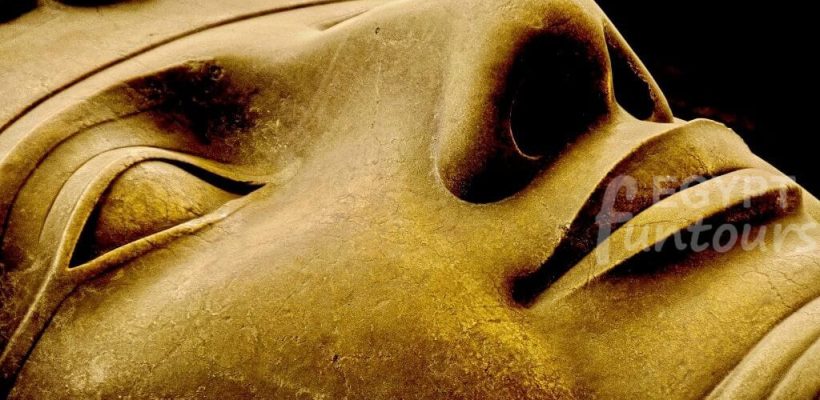 Ramses statue in Memphis - Cairo and Nile Tours - Egypt Fun Tours