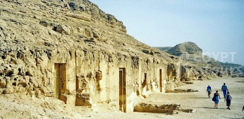 exceptional easter tour - menia exterior view of tombs of Khety and Barquet III - 8-day bus tour
