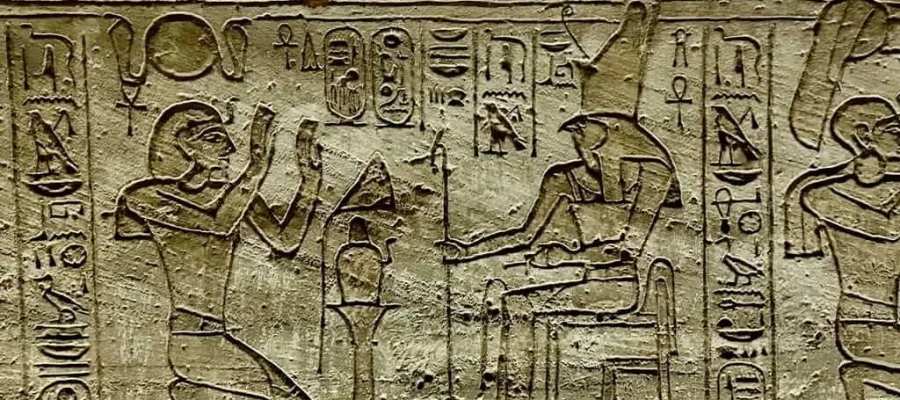 offering scene inside Abu Simbel
