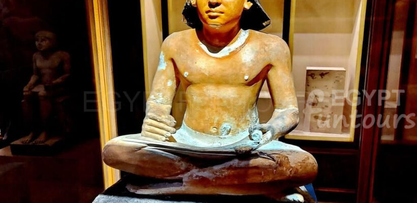 royal seated scribe Egyptain museum treasures - Egyptian Museum Half-Day Tour