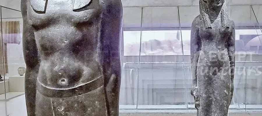 royal statues NMEC Egypt Fun Tours