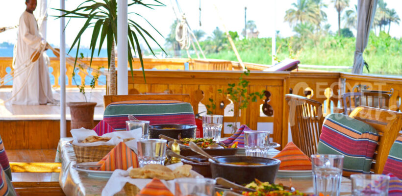 the Orient Food at dahabiya cruise
